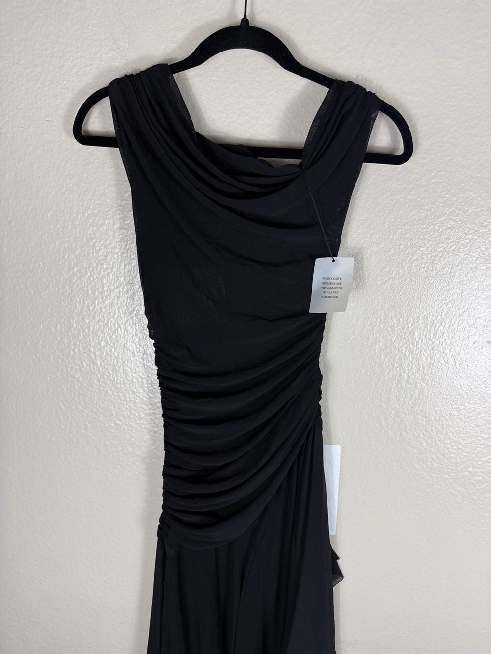 MAJORELLE Manon Dress in Black - Picture 8 of 9